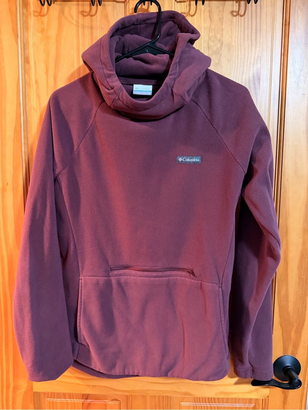 Women’s Columbia Maroon Fleece Pullover Hoodie